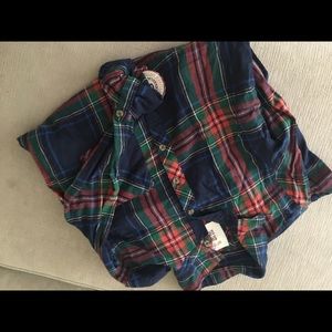 Flannel T-Shirt dress *NEVER WORN*